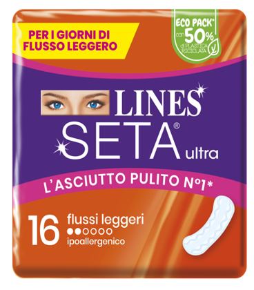 Lines seta ultra assorbenti leggero cp 16 pezzi