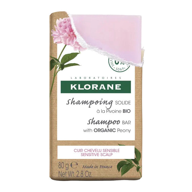 Klorane champú sólido peonía ecológico 80 g