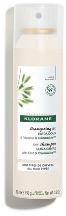 KLORANE - shampoo secco extra delicato avena&ceramide tutti i tipi di capelli spray 150 ml