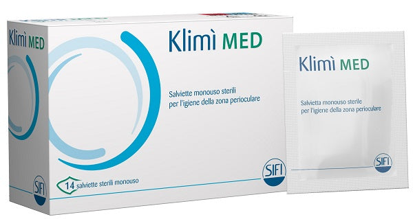 Klimi' med limpiador periocular 14 toallitas esterilizadas desechables