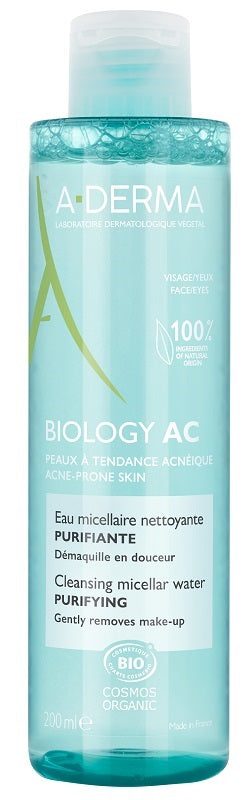 Aderma biology ac acqua micellare detergente purificante 200 ml