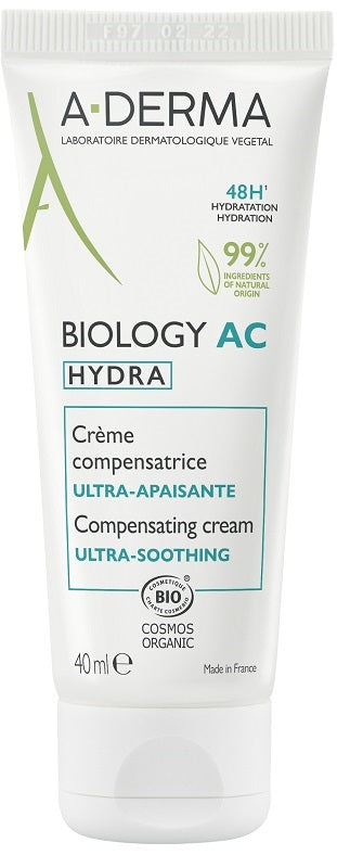 Aderma biology ac hydra crema compensatrice ultra lenitiva 40 ml