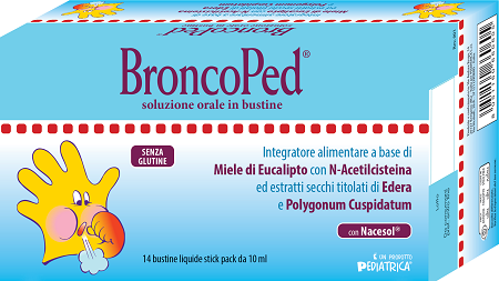 Broncoped soluzione orale 14 bustine stick pack da 10 ml