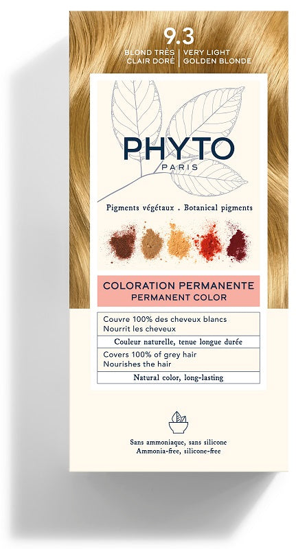 PHYTO - PhytoColor colorazione permanente kit 9,3 biondo chiarissimo dorato