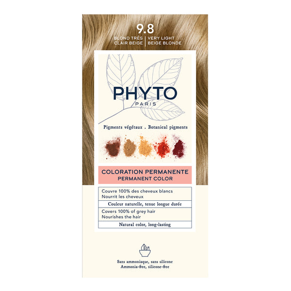 PHYTO - PhytoColor colorazione permanente kit 9,8 biondo chiarissimo cenere