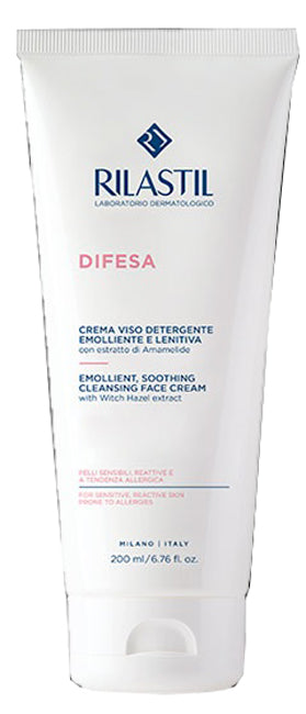 RILASTIL - difesa crema viso detergente emolliente e lenitiva 200 ml