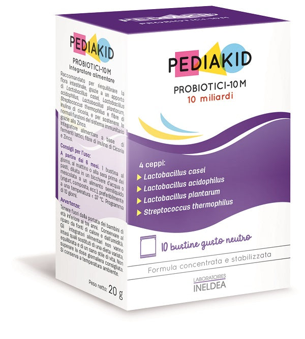 Pediakid probiotics 10m 10 sachets