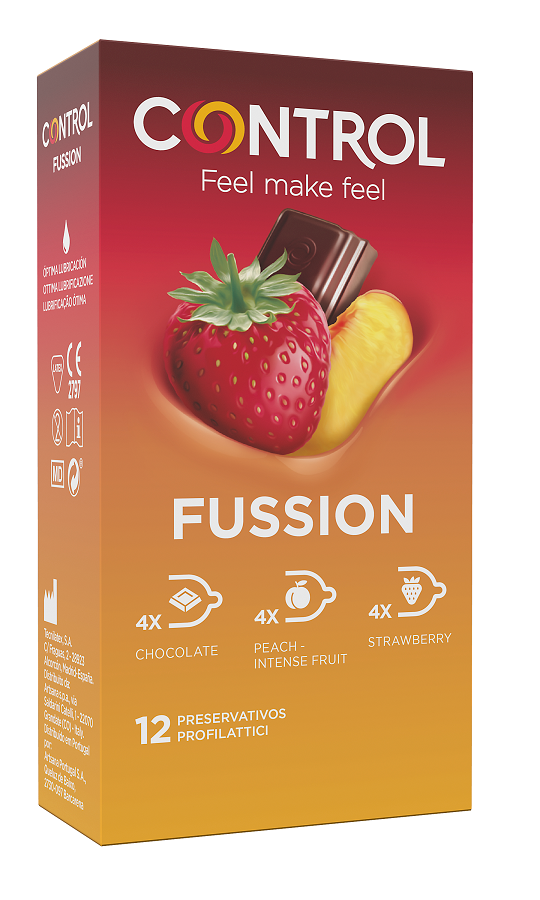 Control fusion preservativo ceo123 12 piezas