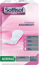 Pannolone per incontinenza con protezioni discrete morbide e anatomiche con nucleo super assorbente e uno speciale filtrante esterno traspirante soffisof lady normale 12 pezzi