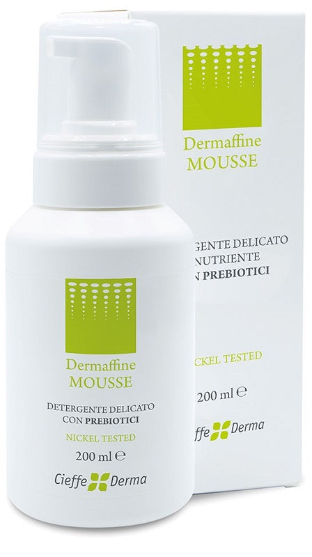 Dermaffine mousse detergente delicato e nutriente con prebiotici 200 ml