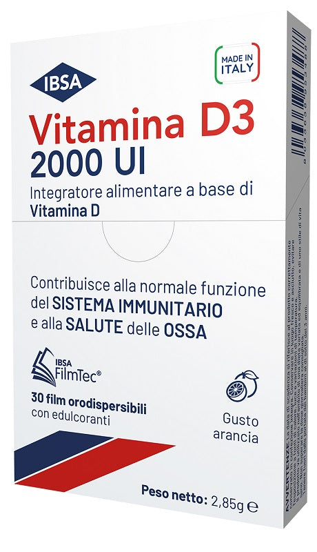 Vitamina D3 IBSA 2000 UI 30 películas bucodispersables