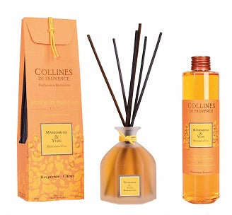 Diffusore con bastoncini mandarino & yuzu 100 ml