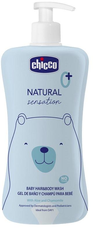 Chicco natural sensation bath shampoo 500 ml