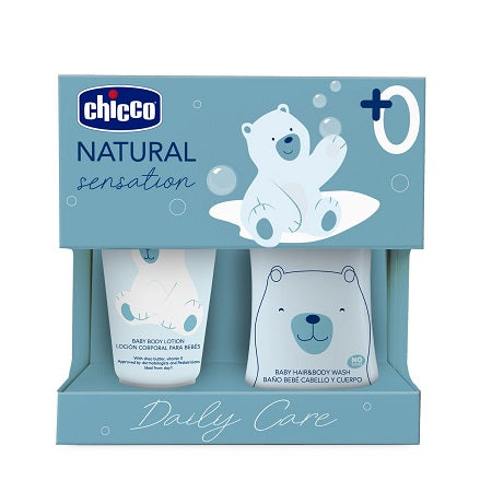 Chicco natural sensation cream bath and shampoo set