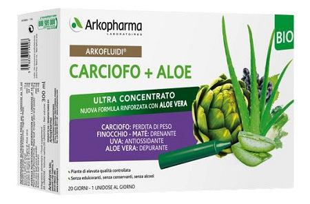 Arkofluidi alcachofa+aloe vera 20 viales 200 g