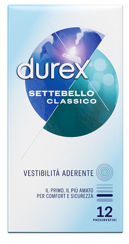 Durex Settebello preservativo clasico 12 piezas