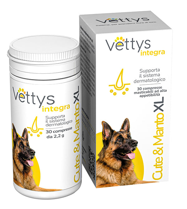 Vettys integra piel y pelaje perro xl 30 comprimidos