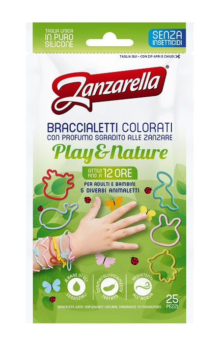 Zanzarella pulseras paly&amp;nature 25 piezas