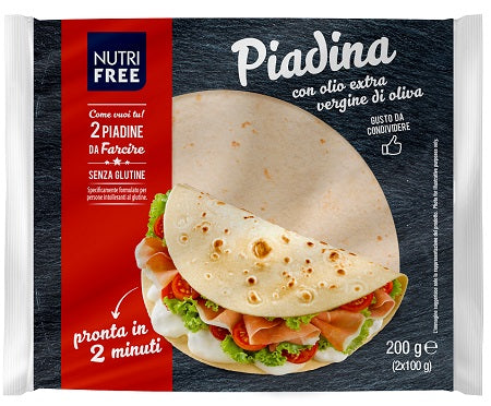 Nutrifree piadina 2 pieces of 100 g food&amp;club