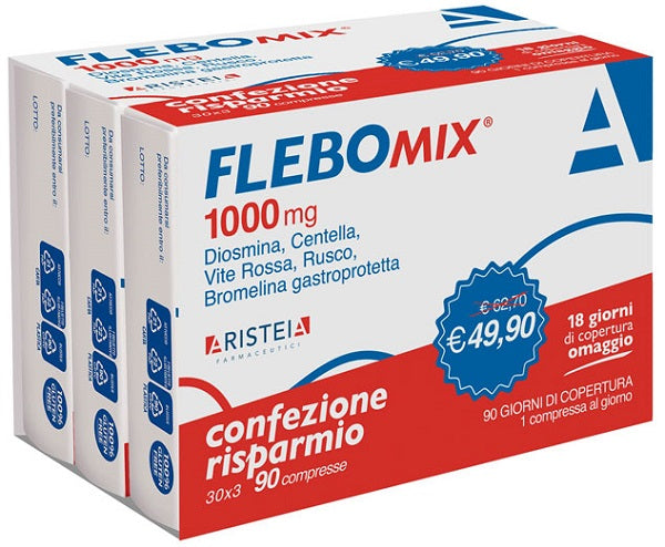 Flebomix 1000 mg 90 compresse tri-pack