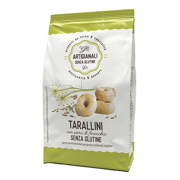 Gli artigianali senza glutine tarallini semi di finocchio 100 g