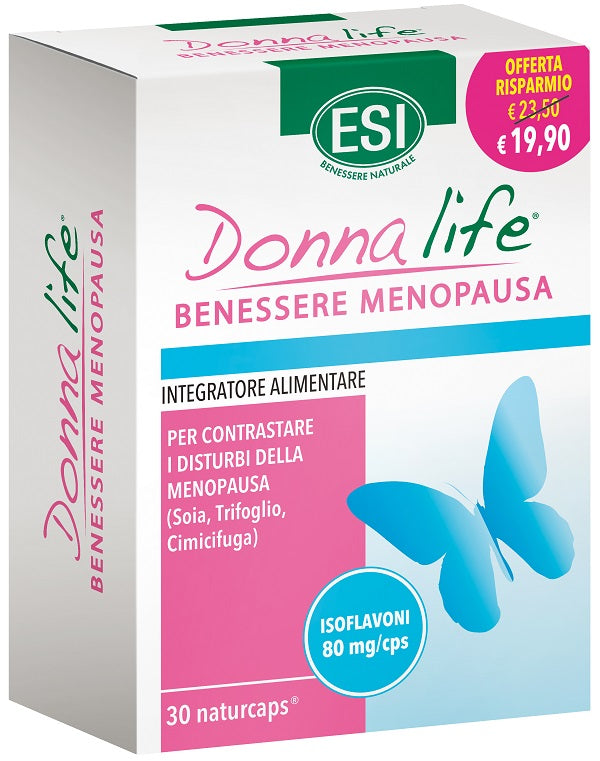 Esi donna life menopausa offerta 30 naturcaps