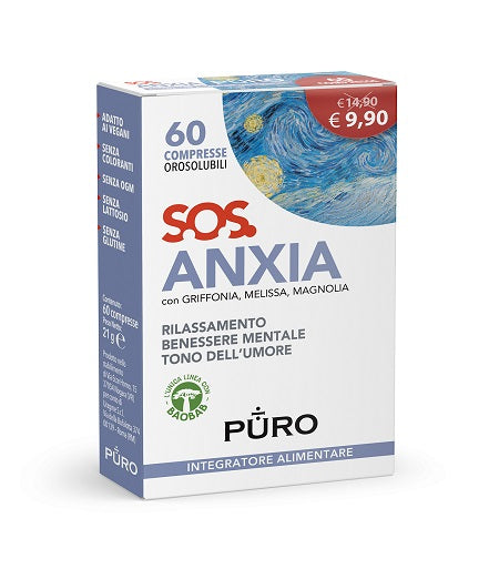 Puro sos anxia 60 compresse orosolubili