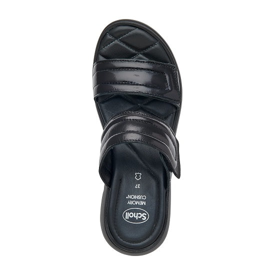 SCHOLL - Bali 2strap sandalo in pelle nero 40