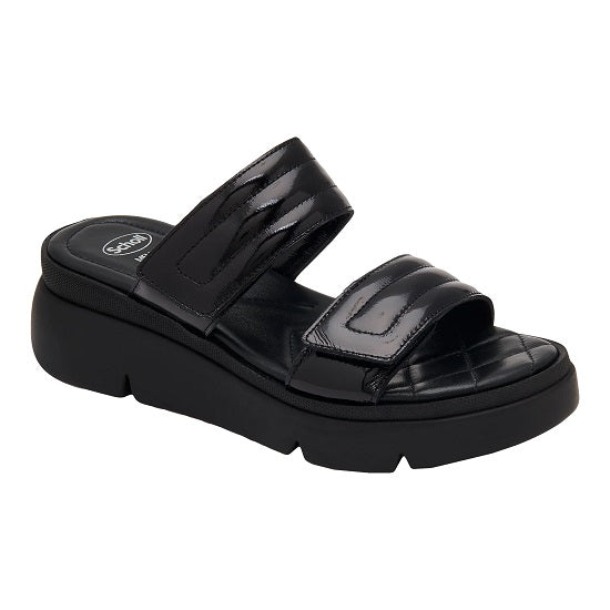 SCHOLL - Bali 2strap sandalo in pelle nero 40