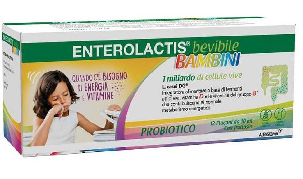 Enterolactis drinkable children 12 vials x 10 ml