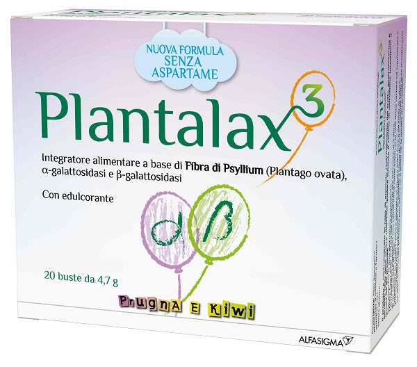 Plantalax 3 plum kiwi 20 sachets