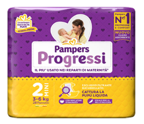 Pampers progress mini 28 pieces