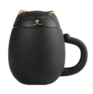 Himalaya tazza con filtro e coperchio Meow black 380ml