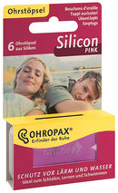 Ohropax silicon pink tappi preauricolari 6 pezzi