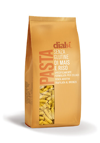 Dialsi' gluten-free pasta made from corn and rice fusilli 33 800 g