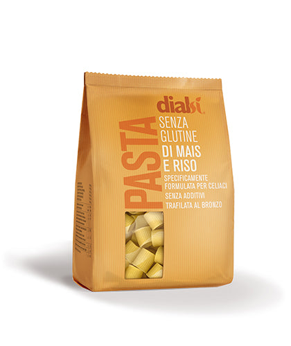 Dialsi' gluten-free pasta made from corn and rice mezze maniche 63 800 g