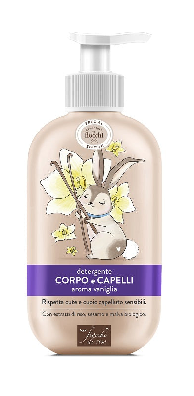 Copos de arroz limpiador vello corporal especial 400 ml