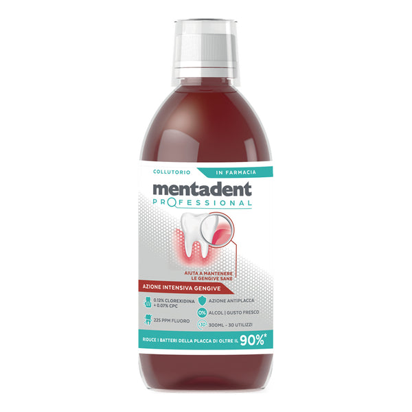 Mentadent professional collutorio 0,12% clorexidina + 0,07% cpc 300 ml