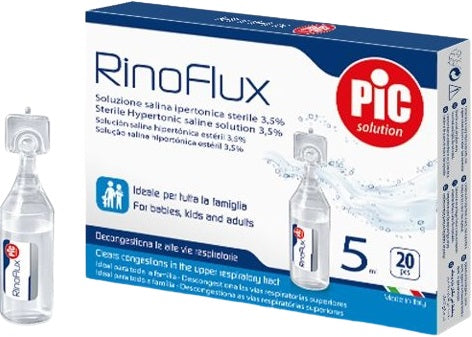 Rinoflux soluzione ipertonica nasale pic 20 fiale 5 ml