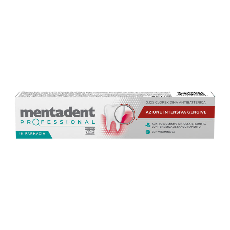 Mentadent pasta de dientes profesional 0,12 clorhexidina 75 ml