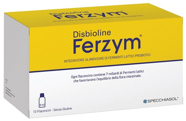 Disbioline ferzym 10 vials of 8 ml