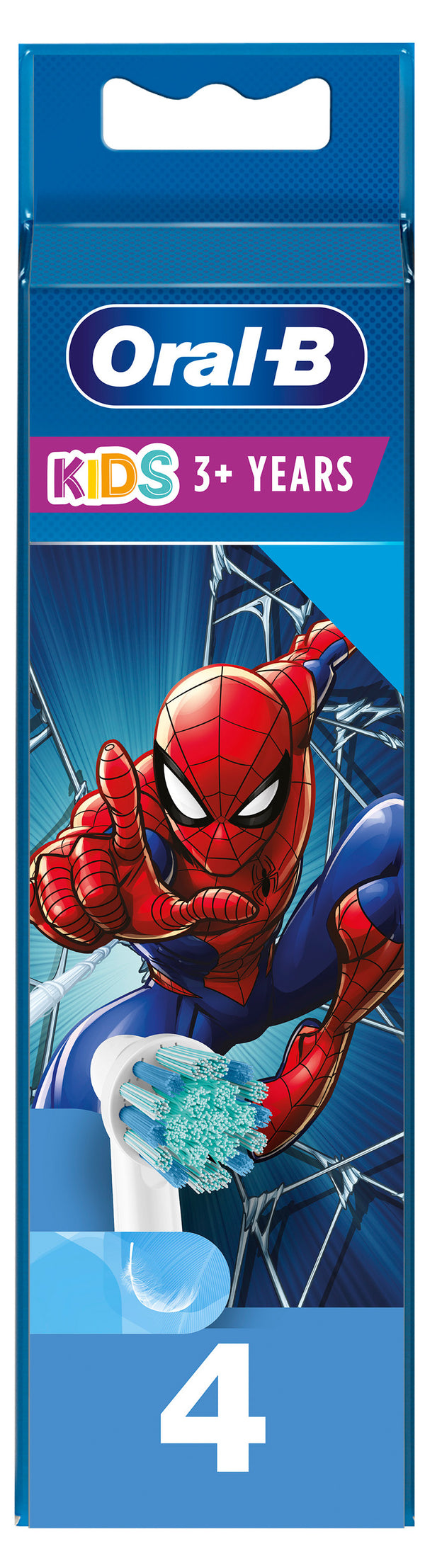 Oralb power refill eb10 spiderman 4 pezzi