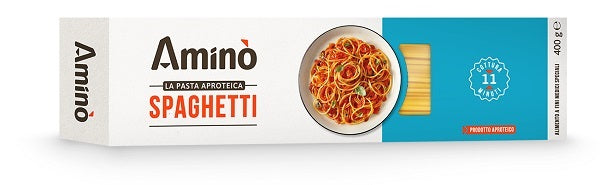 Espaguetis de pasta sin proteínas Amino 400 g