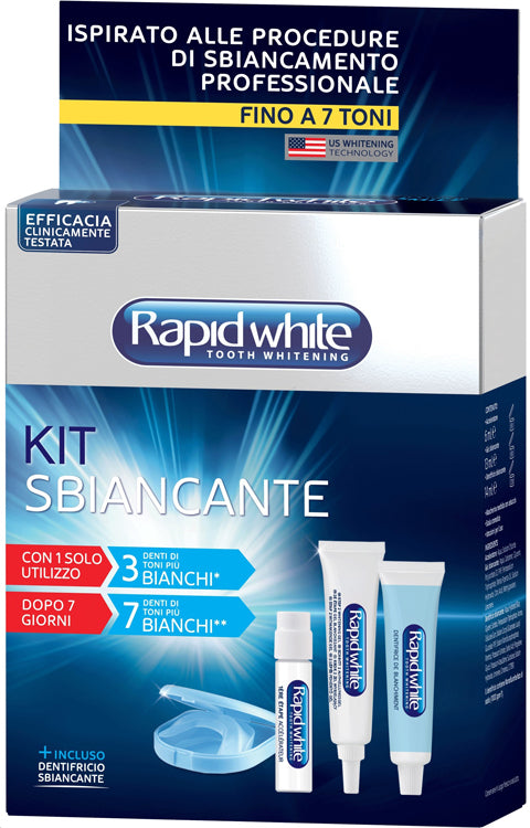 Rapid white kit bite dentale sbiancante