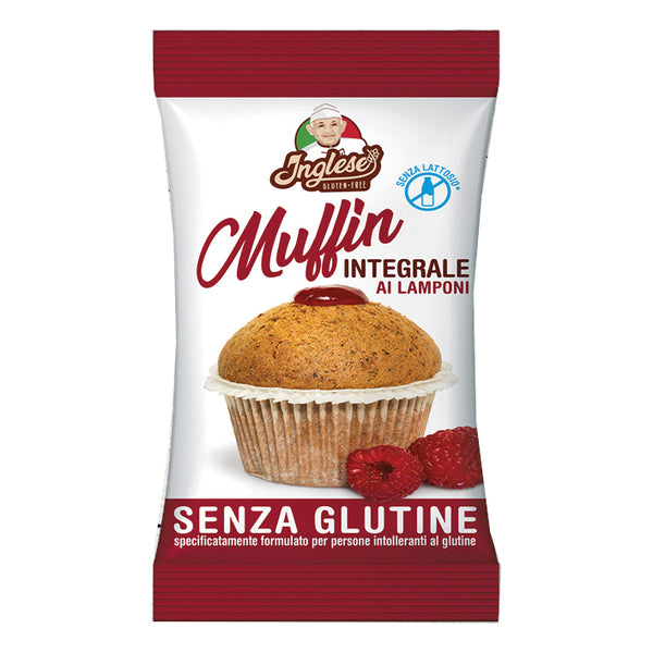 English wholemeal raspberry muffins single portion 40 g