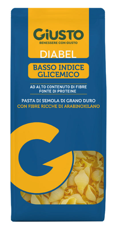 Giusto diabel pasta conchigliette de bajo índice glucémico 400 g