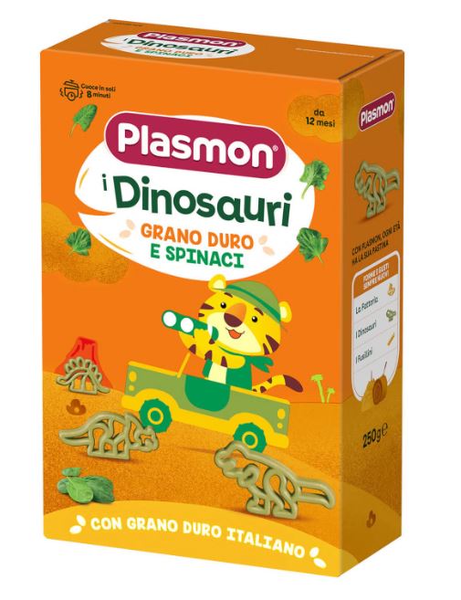 Plasmon pasta dinosauri e spinaci 250 g