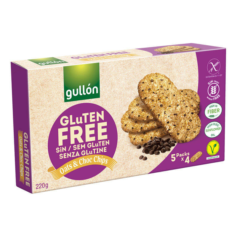 Gullon biscotti avena gocce cioccolato 220 g