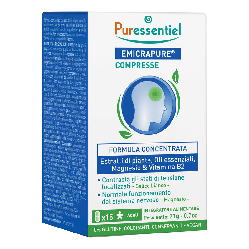 Puressentiel hemicrapure 15 tablets