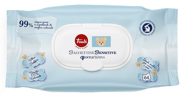 Trudi baby care salviettine sensitive 64 pezzi